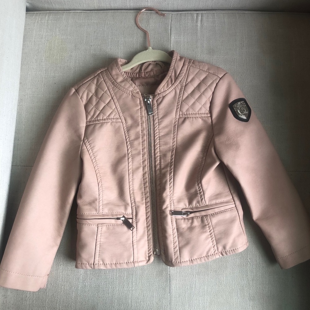 Toddler Vegan Leather Moto Jacket